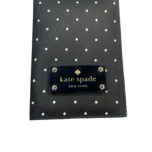 Kate Spade Black Wallet with White Dots